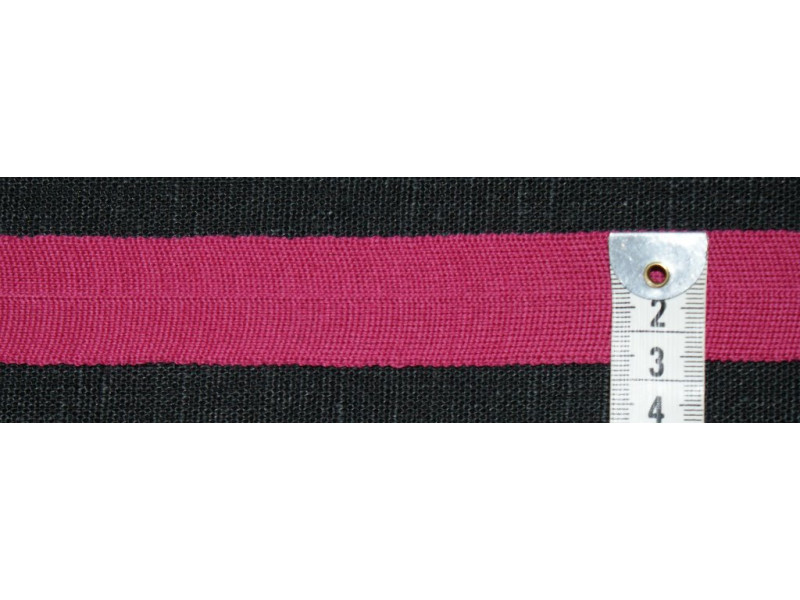Strikket kantbånd - Støvet pink - Nr. 869